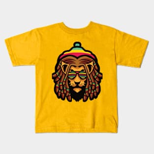 Rasta Lion Kids T-Shirt